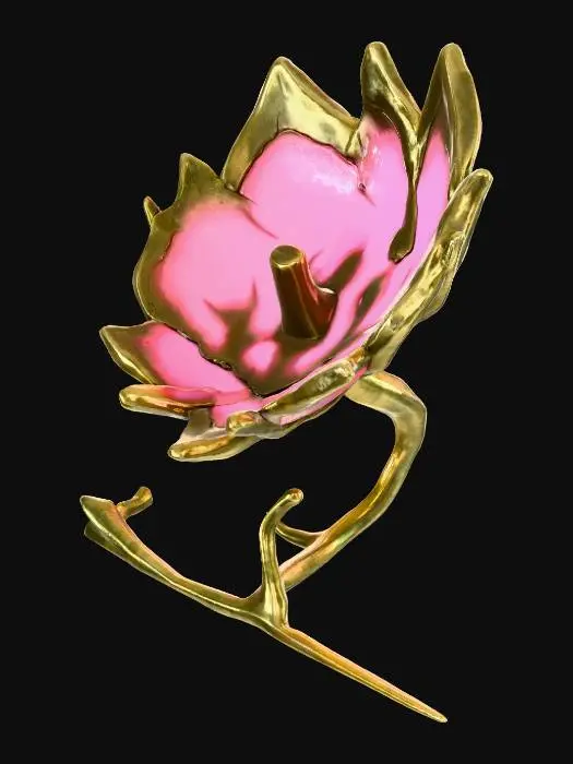 3D model for Lotus Faerie Lamp