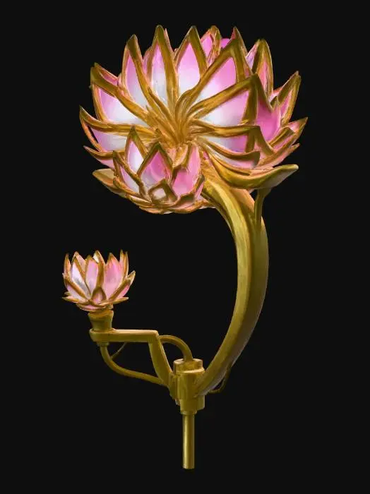 3D model for Lumina Lotus Sconce