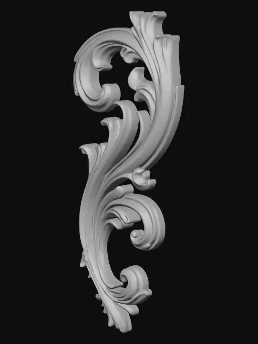 3D model for Baroque Flourish