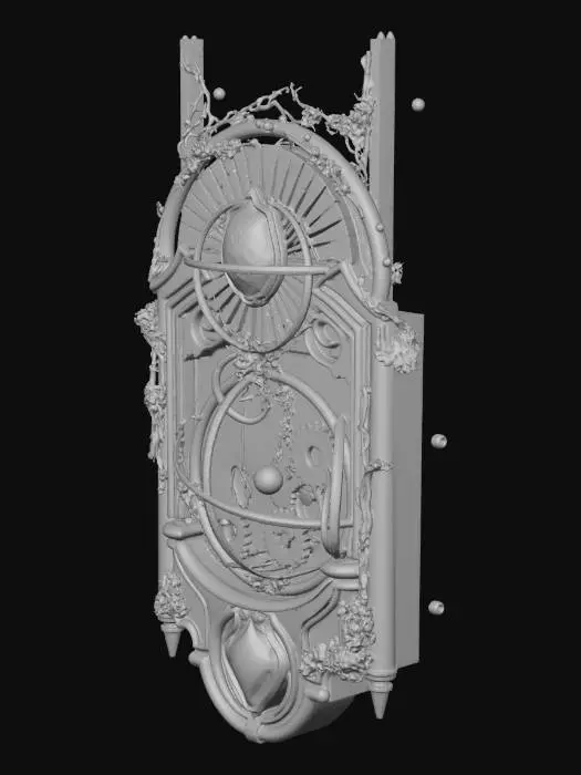 3D model for Ethereal Timepiece