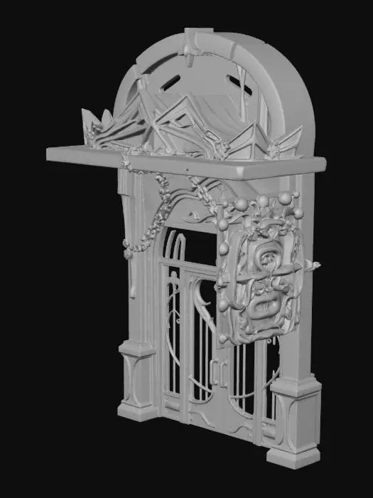 3D model for Art Deco Façade