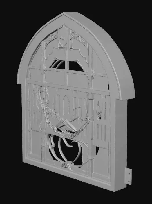 3D model for Mystical Antler Window
