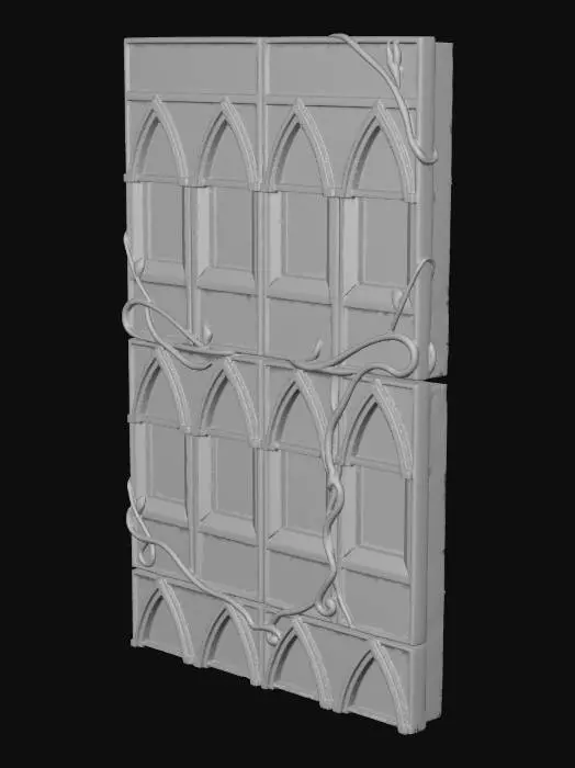3D model for Enchanted Stained Glass Vines