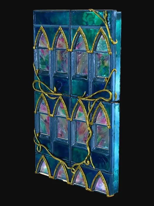 3D model for Enchanted Stained Glass Vines