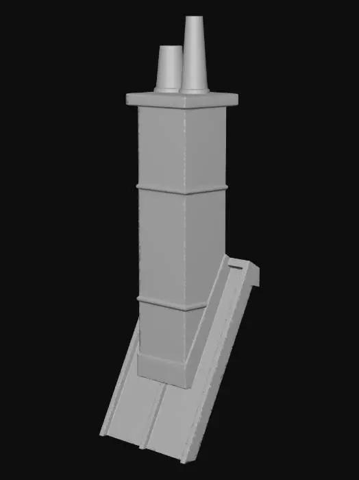 3D model for Chimney Silhouette