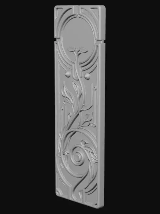 3D model for Floral Harmony Panel