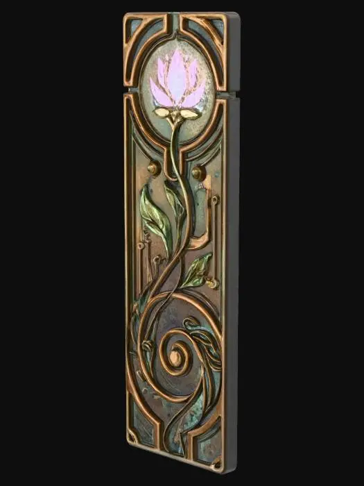 3D model for Floral Harmony Panel