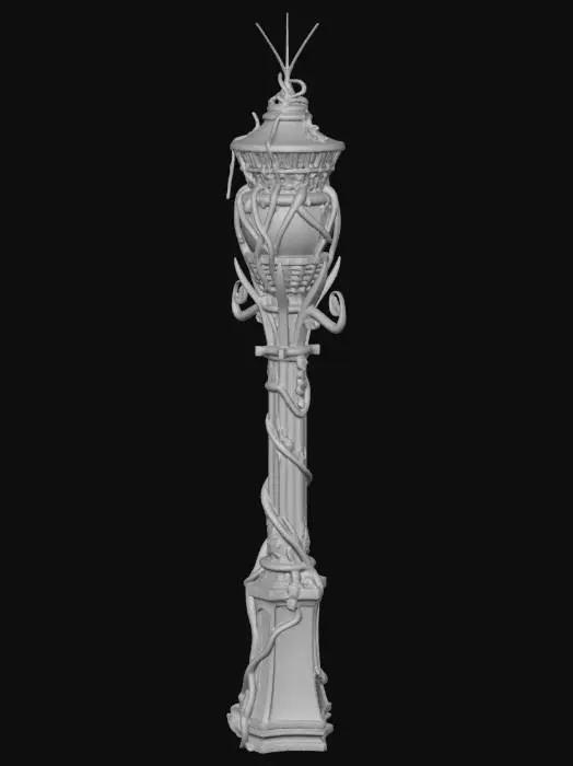 3D model for Enchanted Lantern Post