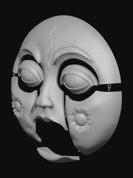 3D model for Celestial Mosaic Mask