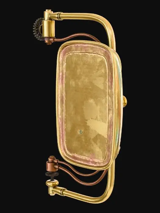 3D model for Art Nouveau Brass Mechanism