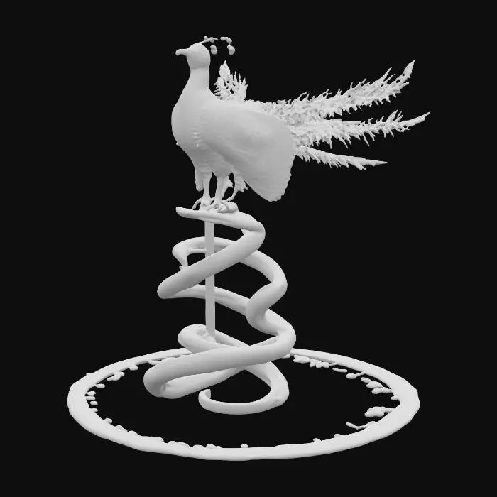 3D model for Luminary Peacock