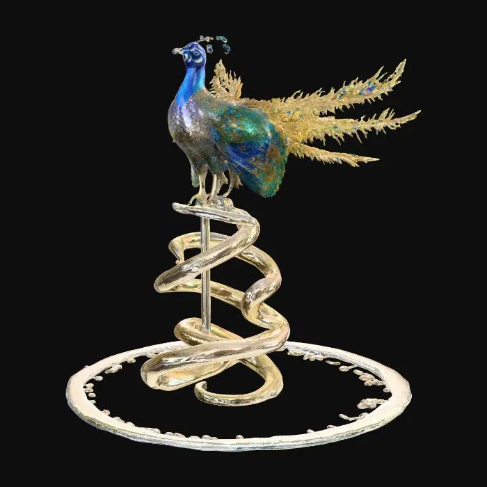 3D model for Luminary Peacock