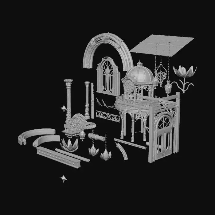 3D model for kitbash test