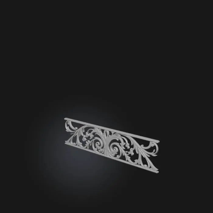 3D model for Ornate Ironwork Design