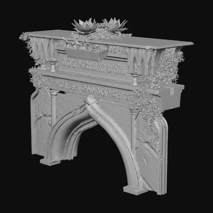 3D model for Enchanted Lotus Archway