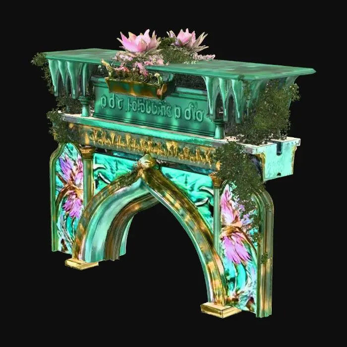 3D model for Enchanted Lotus Archway