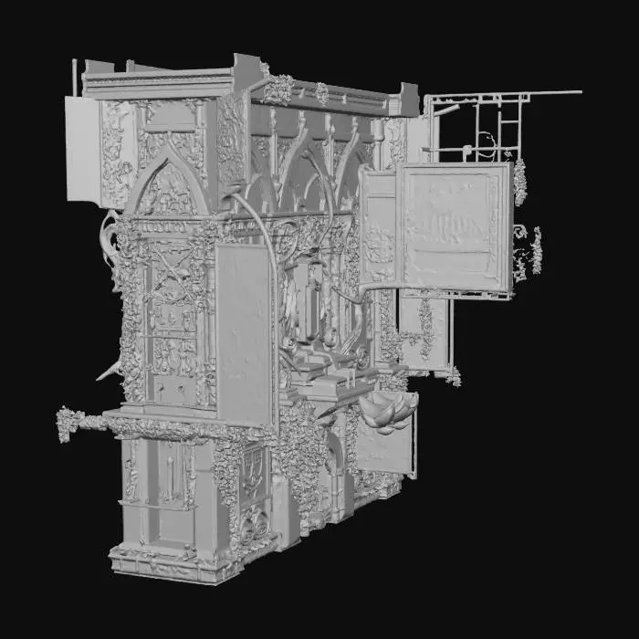 3D model for Fantasy Cyberpunk Theater