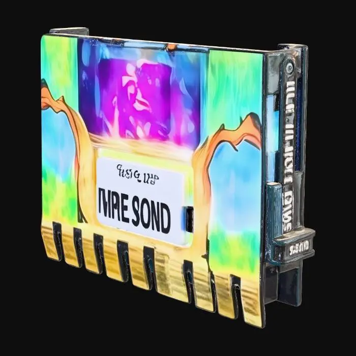 3D model for Retro Cartridge Art