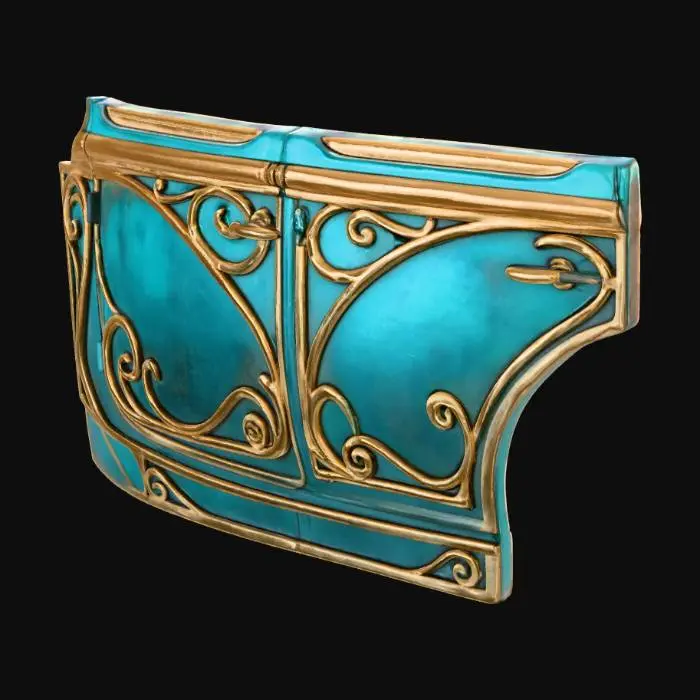 3D model for Art Deco Panel Design