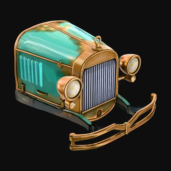 3D model for Vintage Car Front