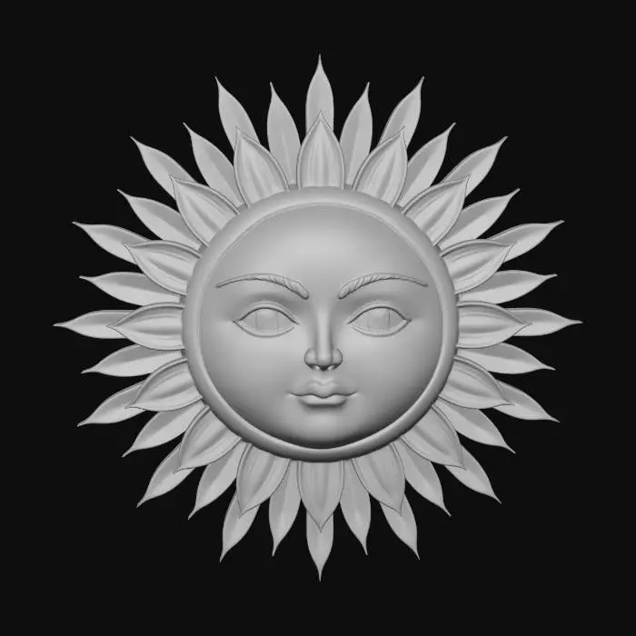 3D model for Ethereal Sun Mask