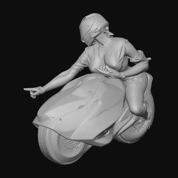 3D model for Motorcycle Adventure
