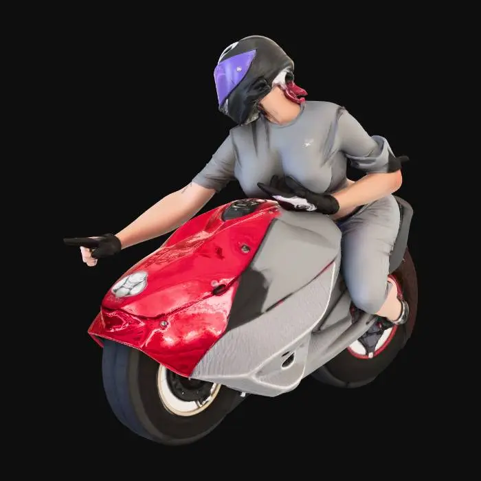 3D model for Motorcycle Adventure