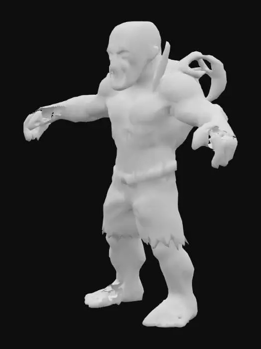 3D model for Enemigo normal low poly