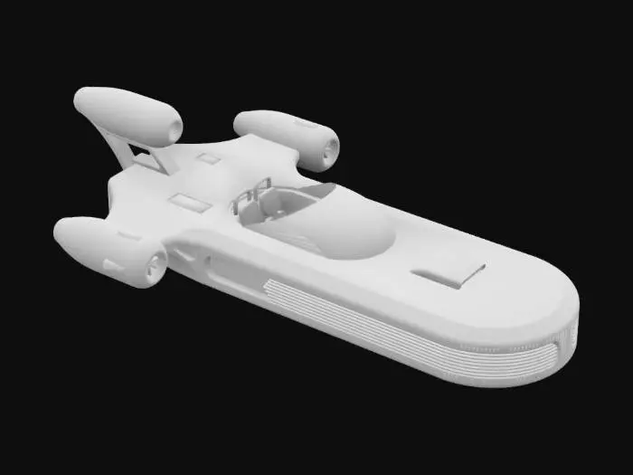 3D model for speeder