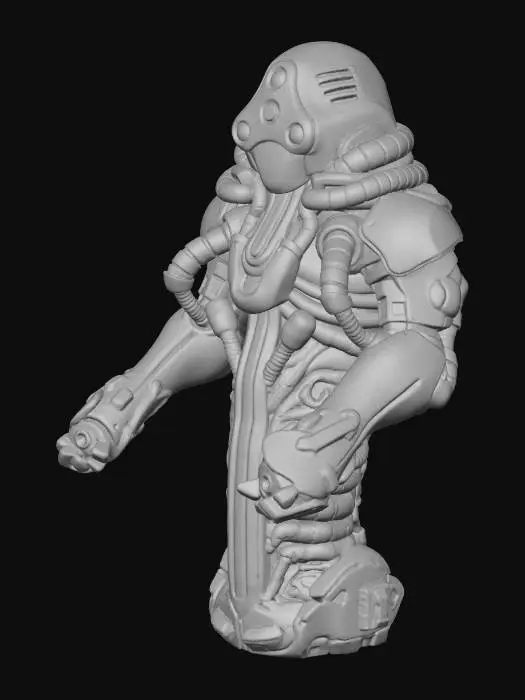 3D model for Cyber Dominator, #villain#