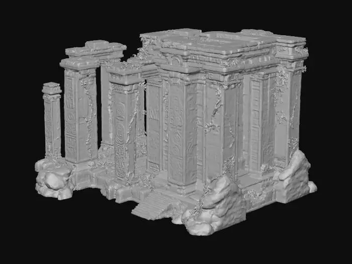 3D model for Ancient Ruins in Twilight