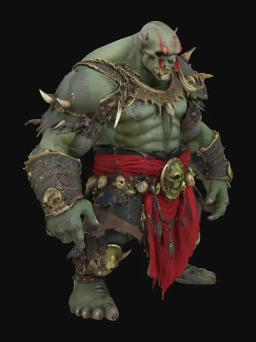 3D model for Warlord Garnok the Collector