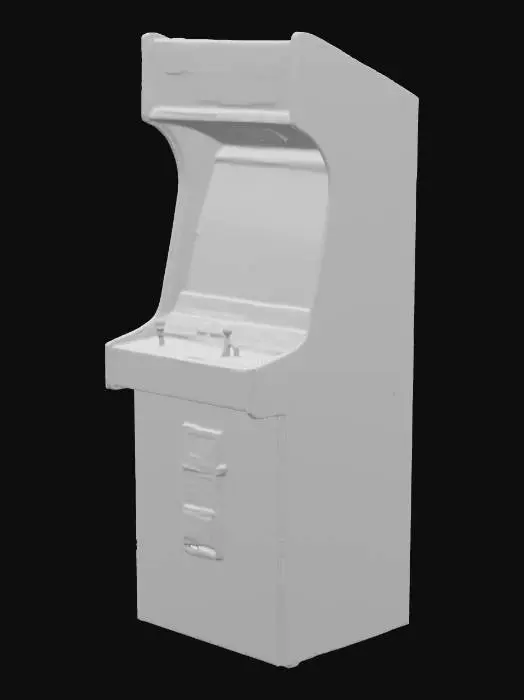 3D model for an incredibly high quality, hyper realistic arcade game, rpg, gauntlet legends machine, 1990s