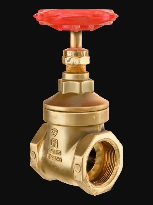 3D model for Red Valve Handle