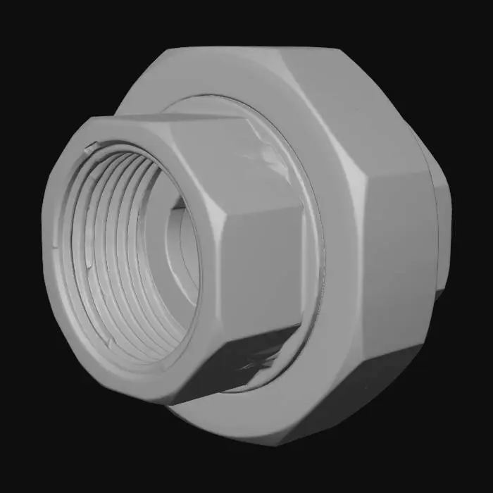 3D model for Pipe Union Fitting