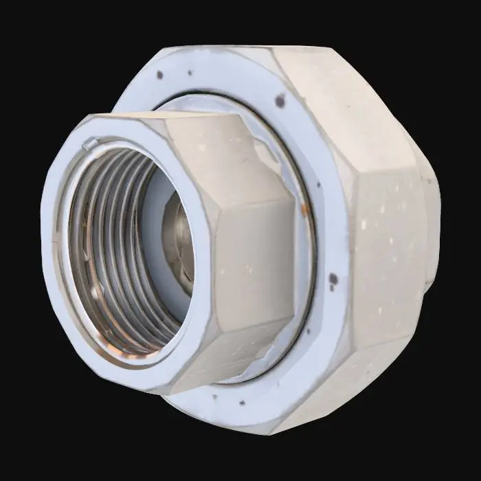 3D model for Pipe Union Fitting