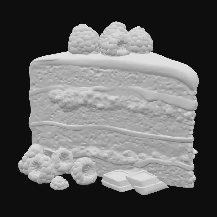 3D model for Chocolate Raspberry Indulgence