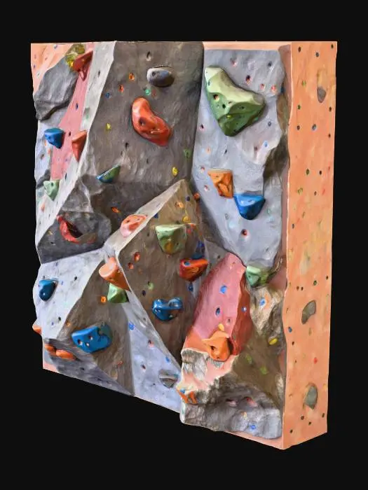 3D model for 攀岩墙