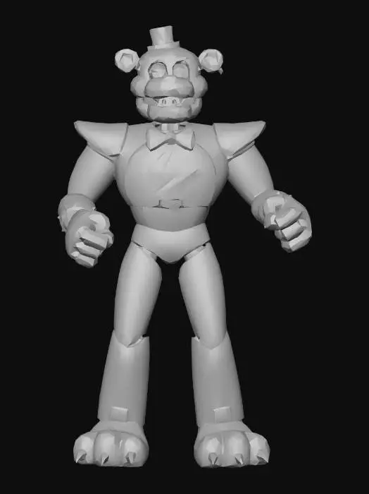 3D model for rock Animatronic