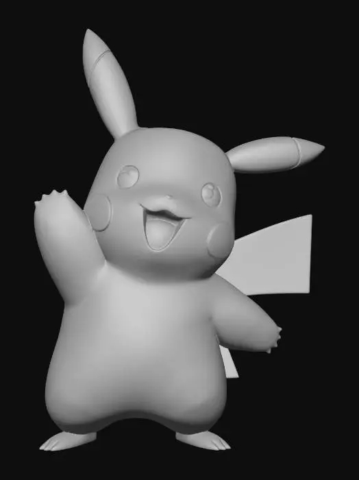 3D model for Joyful Pikachu