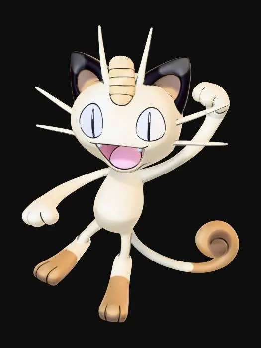 3D model for Cheerful Meowth