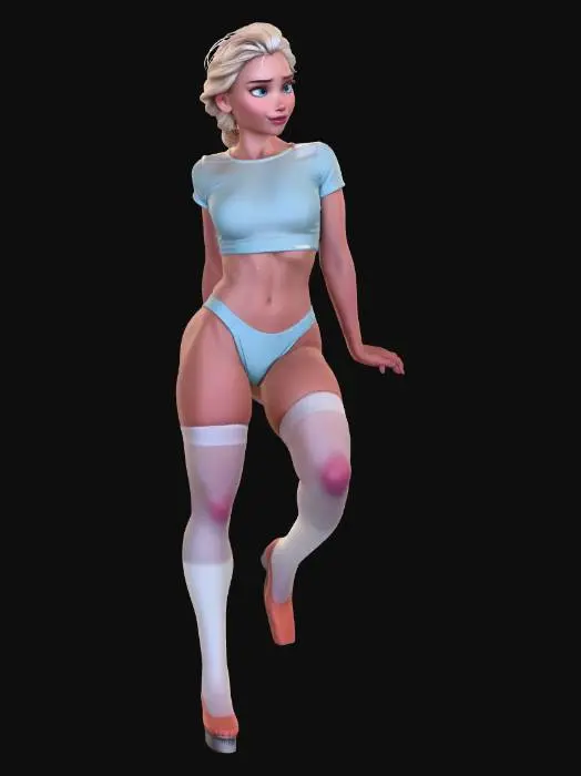 3D model for Elsa in the Gym