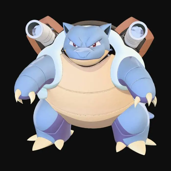3D model for Battle-Ready Blastoise