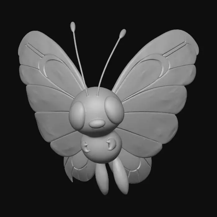 3D model for Crimsoneye Butterfly