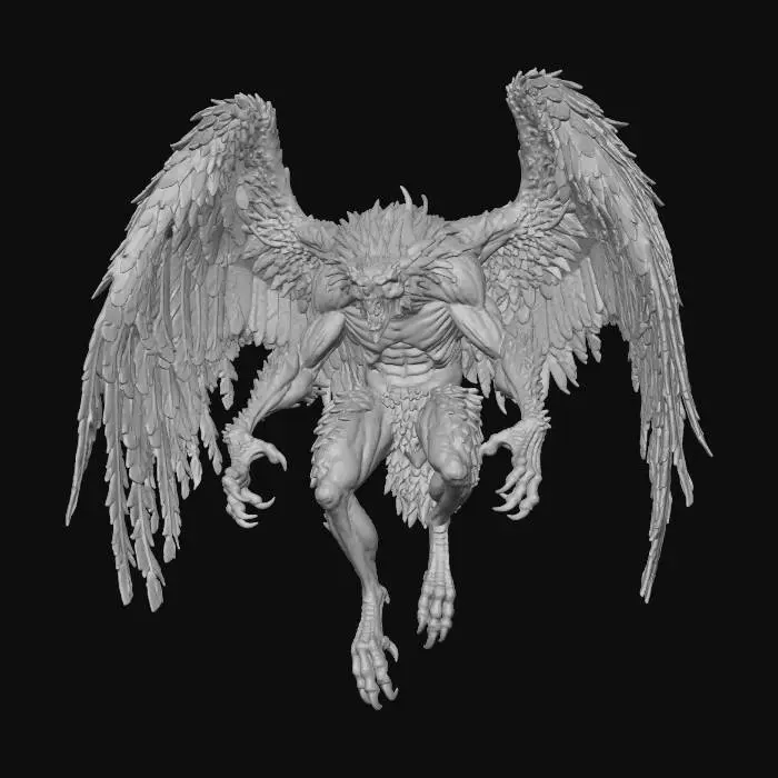 3D model for harpy terror no ground