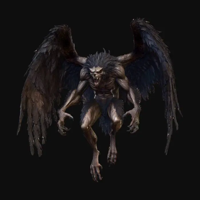 3D model for harpy terror no ground
