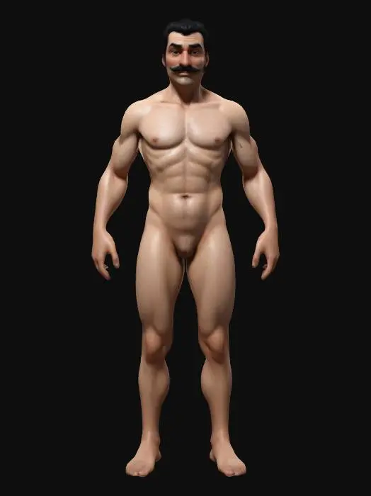 3D model for Transición
Sombreado PBR
Albedo
Información de Generación
Mensaje
Naked thin dominican caricsture like made with the same style as "lupin", Game Assets, Highly Detailed, Ultra Realistic, Symmetrical Body, A-pose, Full Body, ARMS AWAY FROM THE BODY , detailed face , no hair , no fur , game , no gun , no gun, no sword, holder , no belt , no coat 