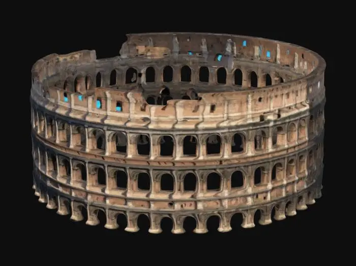 3D model for Ancient Rome, Colosseum