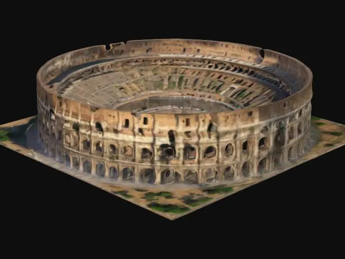 3D model for Ancient Rome, Colosseum