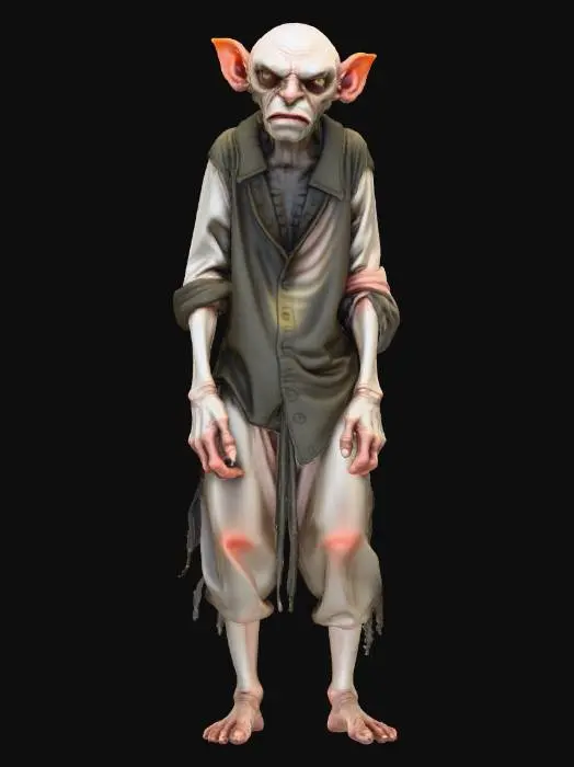 3D model for Lord of The Rings Gollum